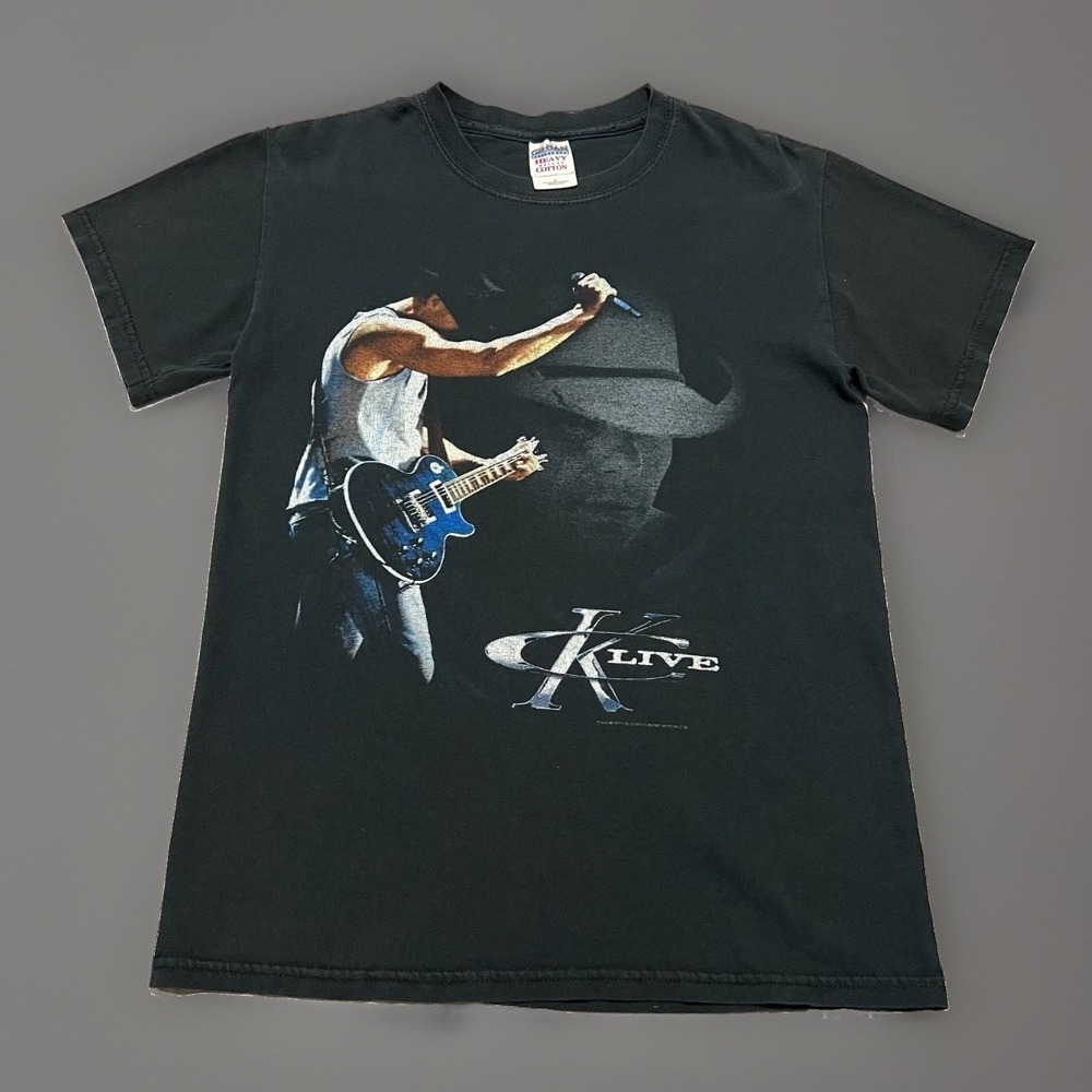 Kenny Chesney 2006 Y2K Hillbilly Rock Star Faded Western Concert Tour T-Shirt S